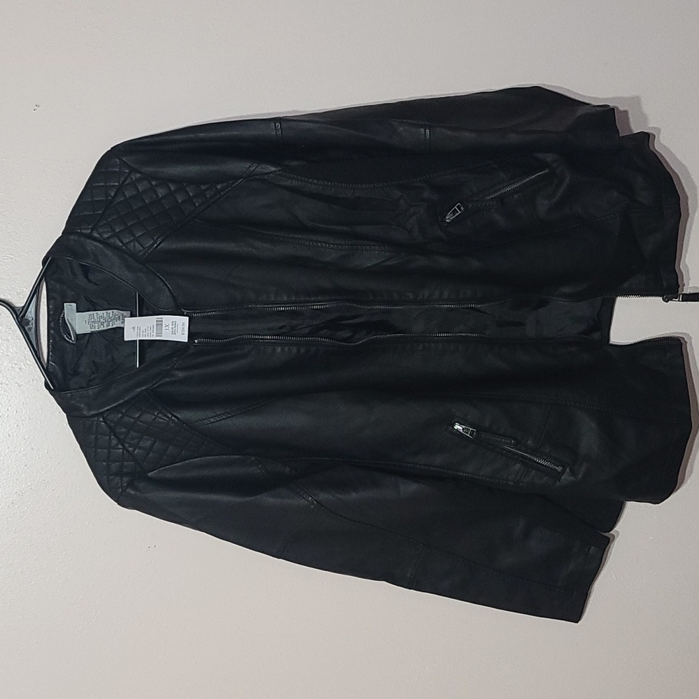 Vegan leather jacket